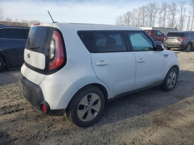 KNDJN2A22F7804768 - 2015 KIA SOUL WHITE photo 3