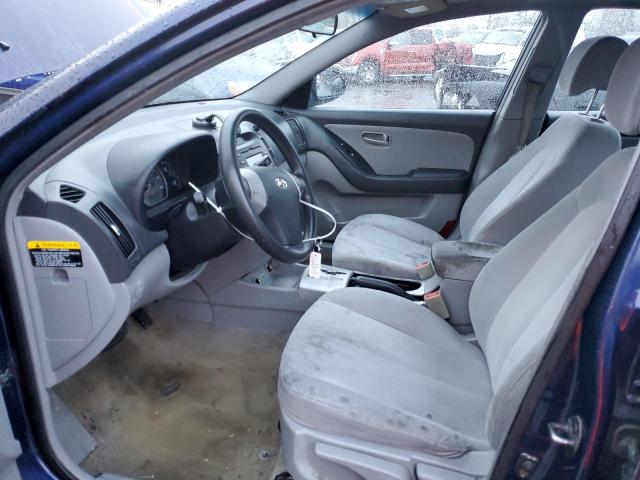 KMHDU46D27U164033 - 2007 HYUNDAI ELANTRA GLS BLUE photo 7