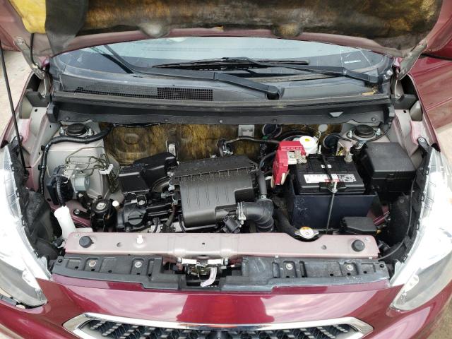 ML32A3HJ6JH001535 - 2018 MITSUBISHI MIRAGE ES Tünd qırmızı foto 11