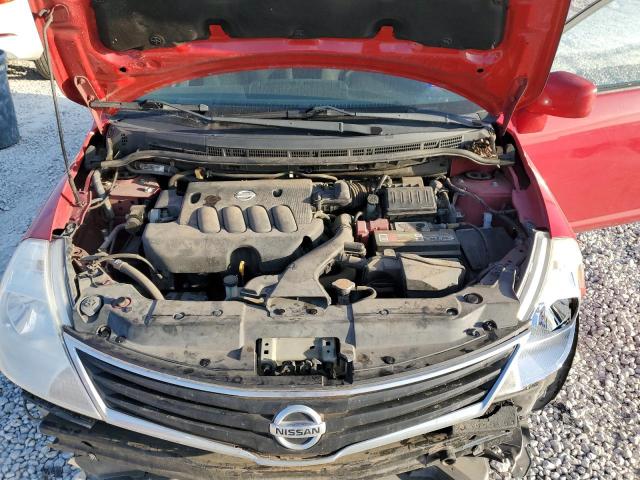 3N1BC1CP7BL389985 - 2011 NISSAN VERSA S RED photo 11