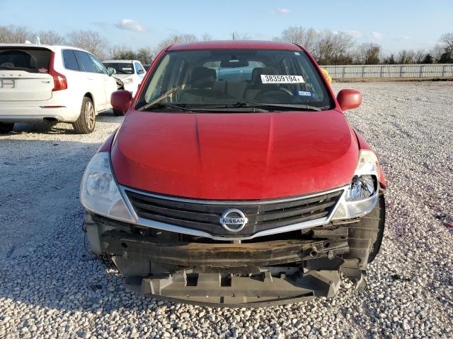 3N1BC1CP7BL389985 - 2011 NISSAN VERSA S RED photo 5