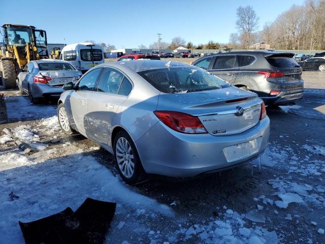 W04GS5EC8B1013384 - 2011 BUICK REGAL CXL SILVER photo 2