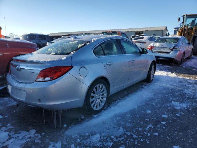 W04GS5EC8B1013384 - 2011 BUICK REGAL CXL SILVER photo 3