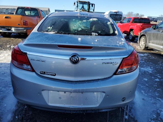 W04GS5EC8B1013384 - 2011 BUICK REGAL CXL SILVER photo 6