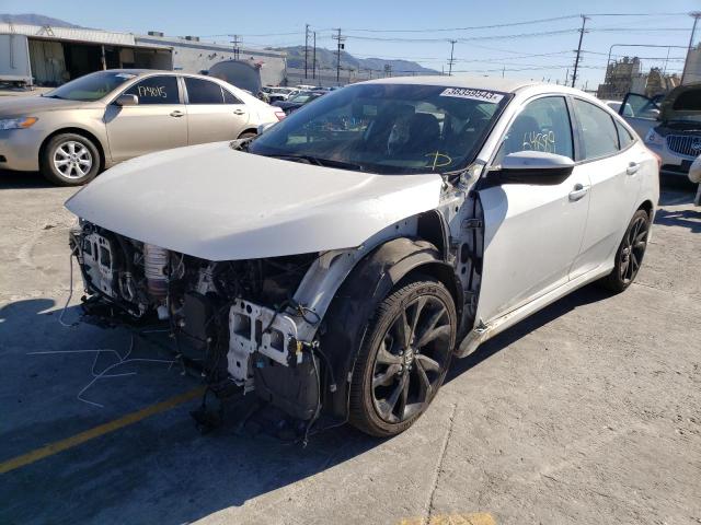 2HGFC2F86KH526174 - 2019 HONDA CIVIC SPORT Blanco foto 1