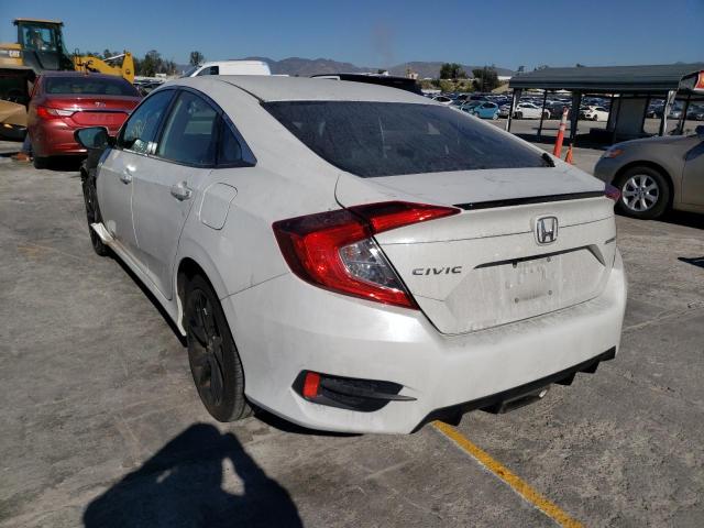 2HGFC2F86KH526174 - 2019 HONDA CIVIC SPORT Blanco foto 2