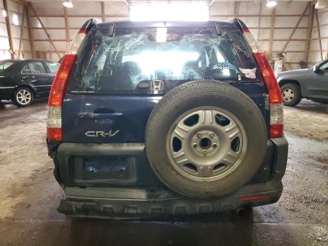 SHSRD78505U313863 - 2005 HONDA CR-V LX BLUE photo 6