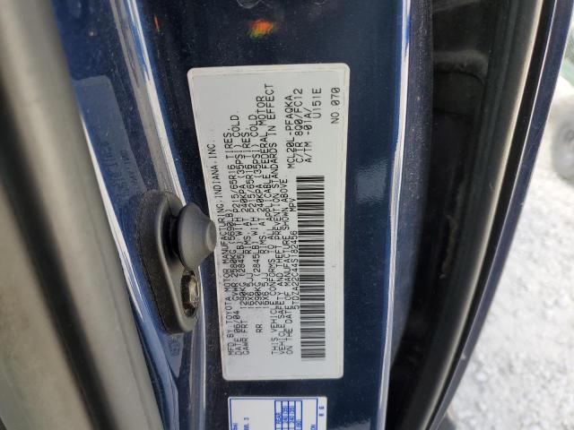 5TDZA22C44S182456 - 2004 TOYOTA SIENNA XLE BLUE photo 13