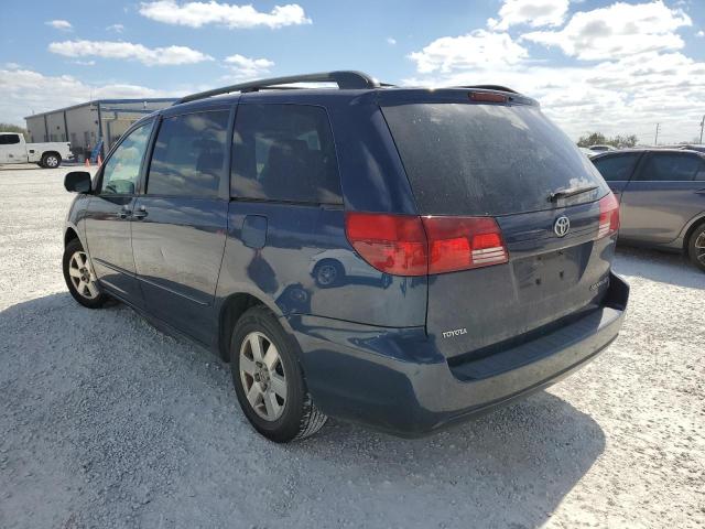 5TDZA22C44S182456 - 2004 TOYOTA SIENNA XLE BLUE photo 2