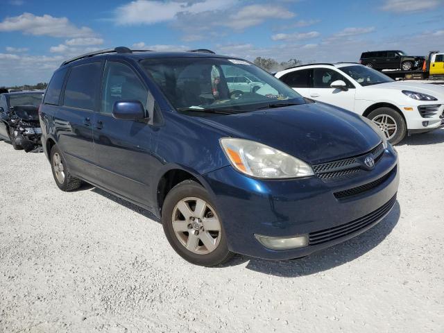 5TDZA22C44S182456 - 2004 TOYOTA SIENNA XLE BLUE photo 4