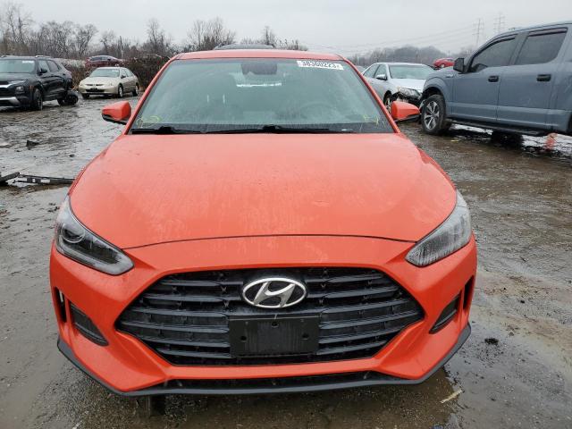 KMHTG6AFXLU020859 - 2020 HYUNDAI VELOSTER BASE ORANGE photo 5