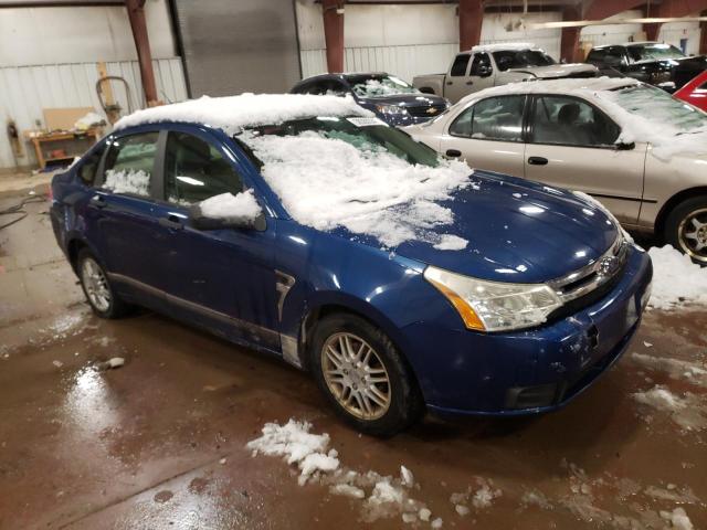 1FAHP35NX8W295756 - 2008 FORD FOCUS SE BLUE photo 4