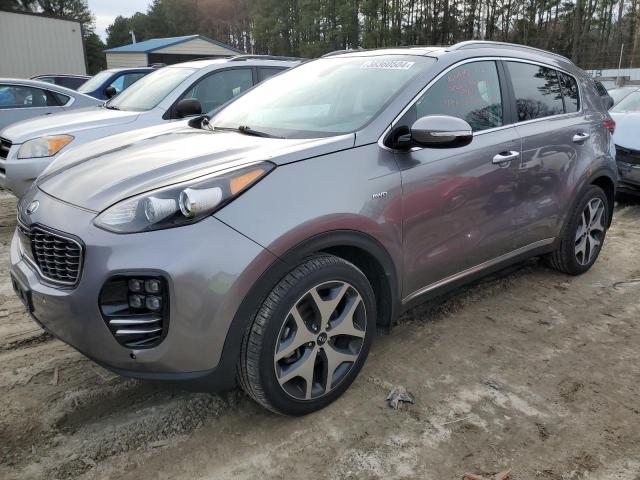 KNDPRCA63H7095990 - 2017 KIA SPORTAGE SX GRAY photo 1