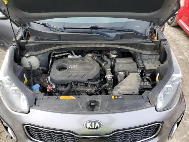 KNDPRCA63H7095990 - 2017 KIA SPORTAGE SX GRAY photo 12