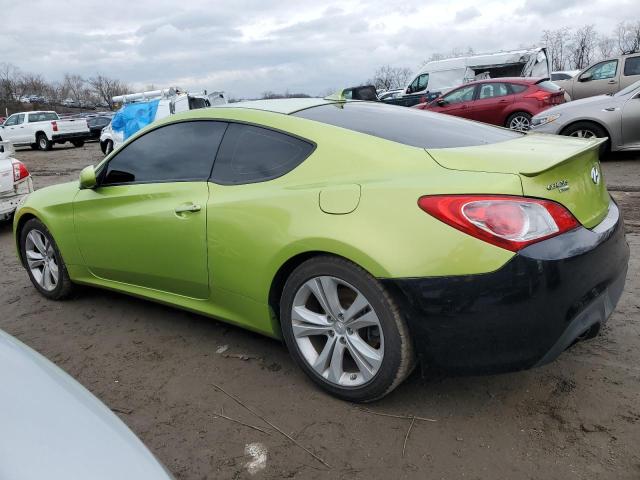 KMHHT6KD6AU041655 - 2010 HYUNDAI GENESIS CO 2.0T GREEN photo 2