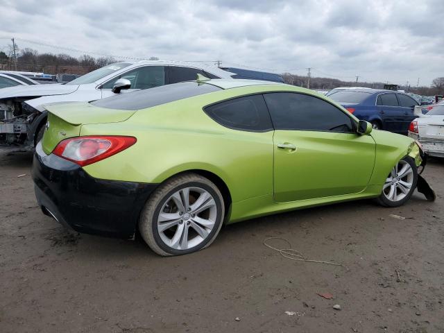 KMHHT6KD6AU041655 - 2010 HYUNDAI GENESIS CO 2.0T GREEN photo 3