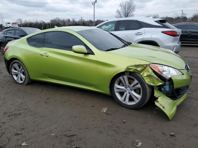 KMHHT6KD6AU041655 - 2010 HYUNDAI GENESIS CO 2.0T GREEN photo 4