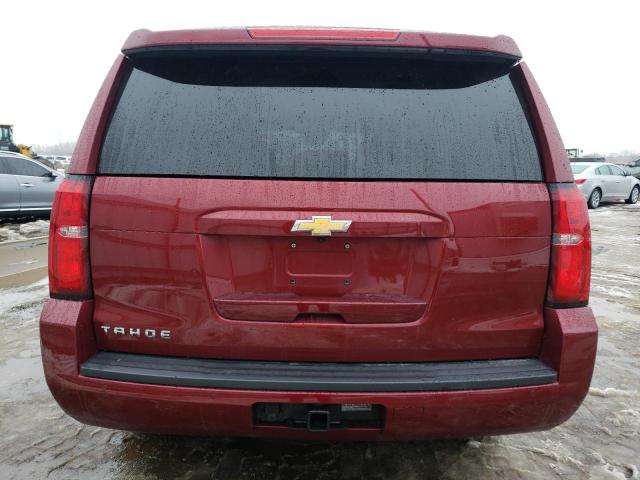 1GNSKBKC0HR378341 - 2017 CHEVROLET TAHOE K1500 LT BURGUNDY photo 6