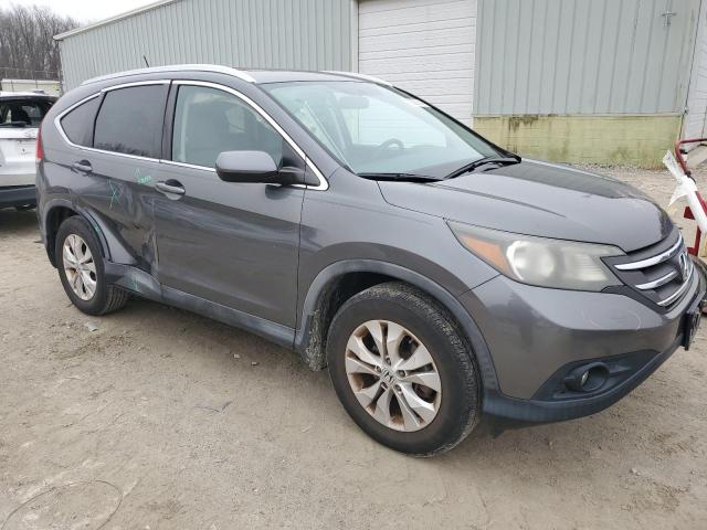 2HKRM3H78CH514751 - 2012 HONDA CR-V EXL GRAY photo 4