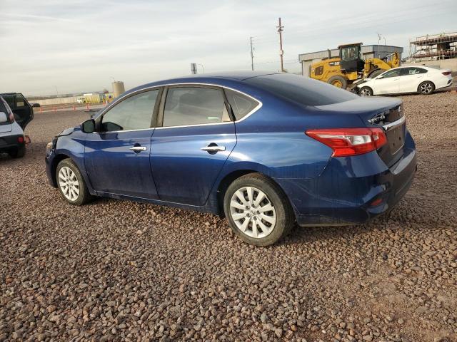 3N1AB7AP4KY328651 - 2019 NISSAN SENTRA S BLUE photo 2