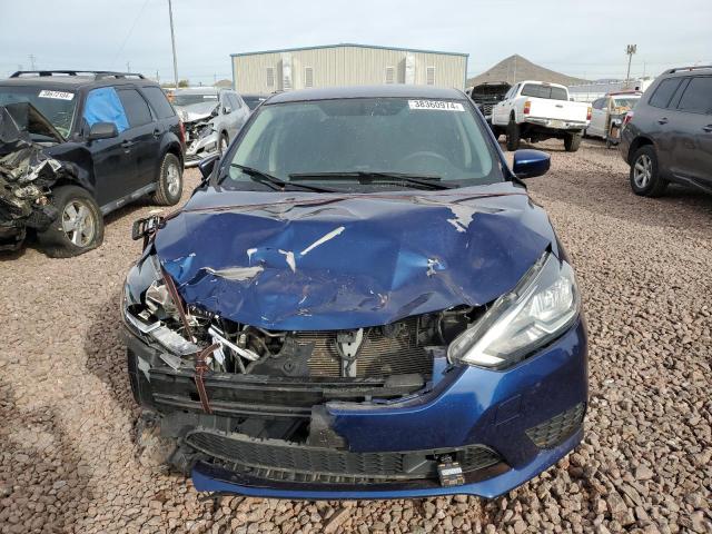 3N1AB7AP4KY328651 - 2019 NISSAN SENTRA S BLUE photo 5