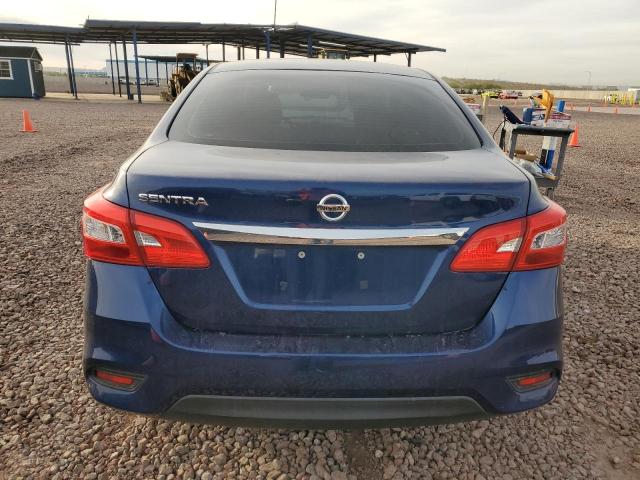 3N1AB7AP4KY328651 - 2019 NISSAN SENTRA S BLUE photo 6