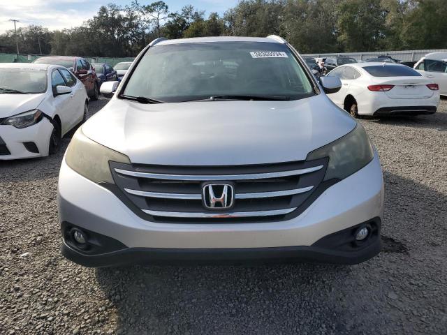 2HKRM4H70EH719179 - 2014 HONDA CR-V EXL SILVER photo 5