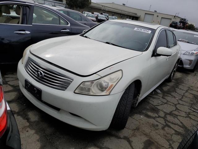 JNKBV61E18M205305 - 2008 INFINITI G35 WHITE photo 1