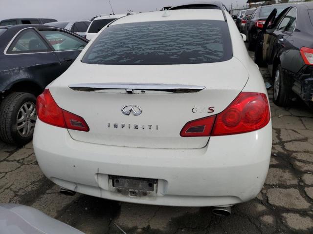 JNKBV61E18M205305 - 2008 INFINITI G35 WHITE photo 6