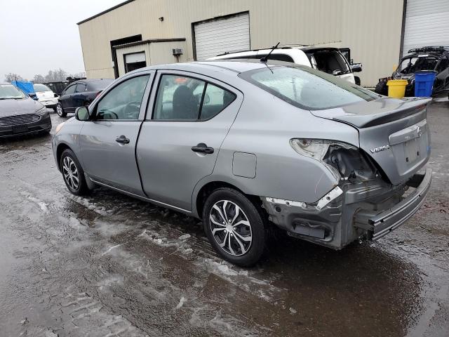 3N1CN7AP7DL880290 - 2013 NISSAN VERSA S GRAY photo 2