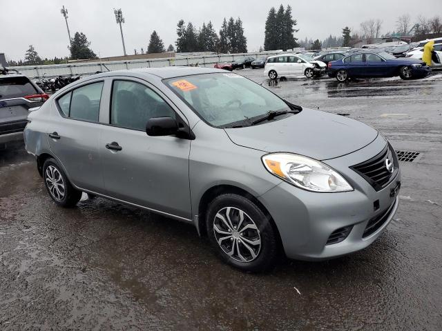 3N1CN7AP7DL880290 - 2013 NISSAN VERSA S GRAY photo 4