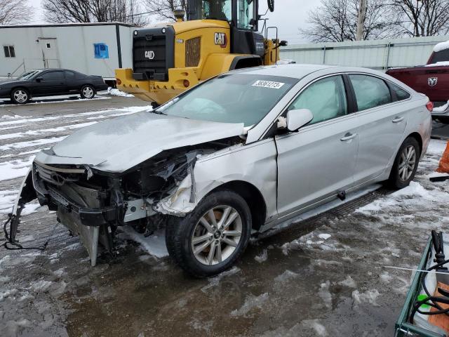 5NPE24AF5HH503712 - 2017 HYUNDAI SONATA 4D SE SILVER photo 1