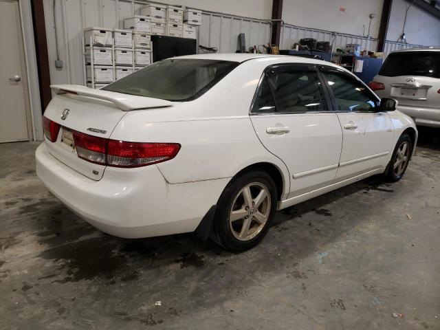 1HGCM56683A082425 - 2003 HONDA ACCORD EX WHITE photo 3