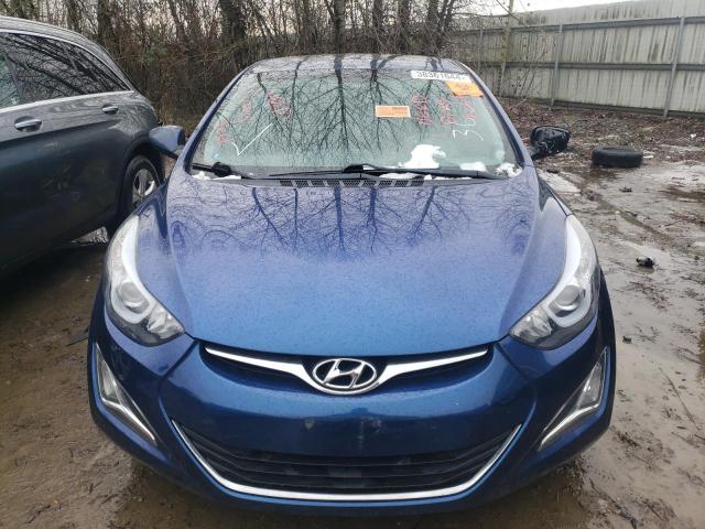 5NPDH4AE6FH608340 - 2015 HYUNDAI ELANTRA SE BLACK photo 5