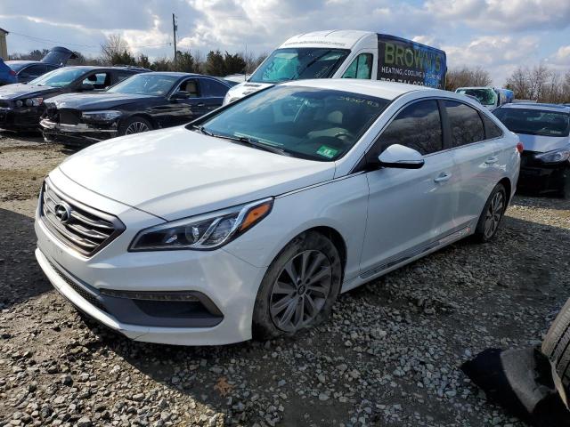 5NPE34AF2HH489183 - 2017 HYUNDAI SONATA SPORT WHITE photo 1