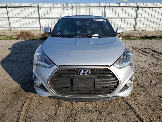 KMHTC6AE0GU250743 - 2016 HYUNDAI VELOSTER TURBO SILVER photo 5