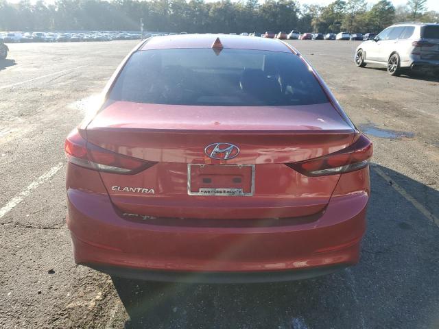 5NPD84LF8HH156643 - 2017 HYUNDAI ELANTRA SE RED photo 6