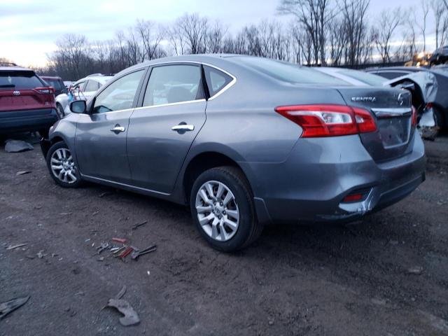 3N1AB7AP2GY212713 - 2016 NISSAN SENTRA S GRAY photo 2