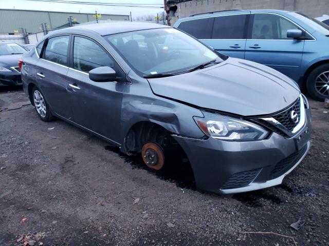 3N1AB7AP2GY212713 - 2016 NISSAN SENTRA S GRAY photo 4