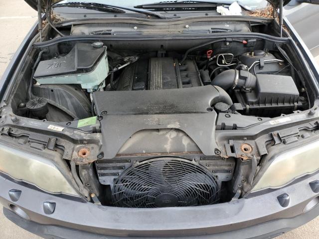 5UXFA53543LV86344 - 2003 BMW X5 3.0I GRAY photo 12