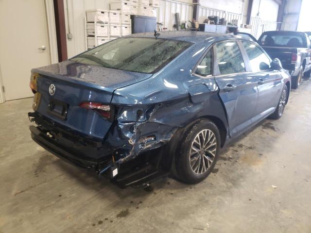 3VWC57BU4KM122249 - 2019 VOLKSWAGEN JETTA S BLUE photo 3