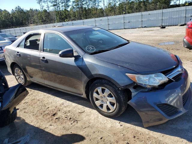 4T4BF1FK2DR289078 - 2013 TOYOTA CAMRY L GRAY photo 4