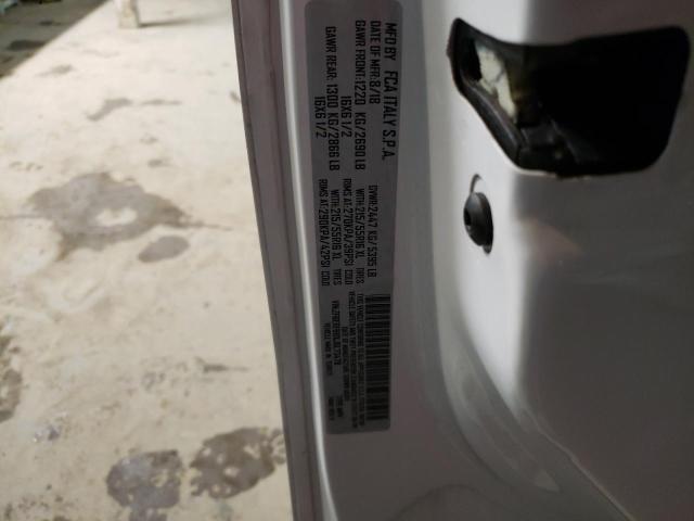 ZFBERFBBXJ6L73478 - 2018 RAM PROMASTER SLT Blanc photo 12