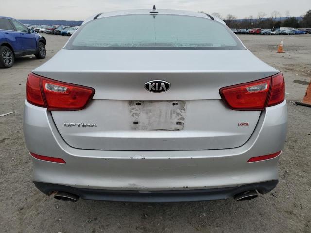 KNAGM4A75E5479349 - 2014 KIA OPTIMA LX SILVER photo 6