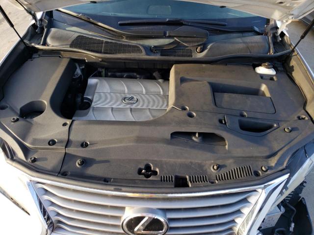 2T2ZK1BA2EC133803 - 2014 LEXUS RX 350 WHITE photo 11