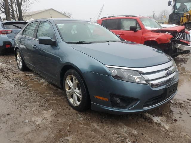 3FAHP0HAXCR321579 - 2012 FORD FUSION SE TEAL photo 4