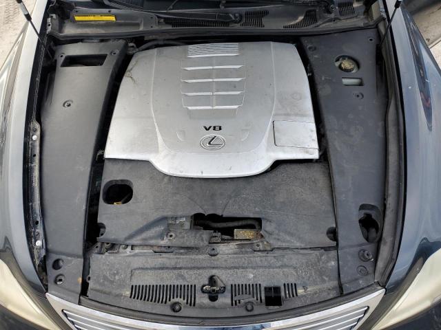 JTHBL46F675032997 - 2007 LEXUS LS 460 GRAY photo 11