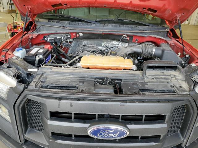 1FTMF1C81HKC66621 - 2017 FORD F150 RED photo 12