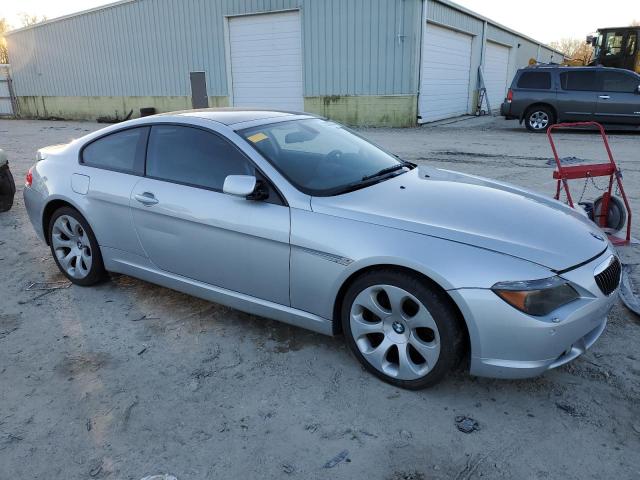 WBAEH13577CR53354 - 2007 BMW 650 I SILVER photo 4