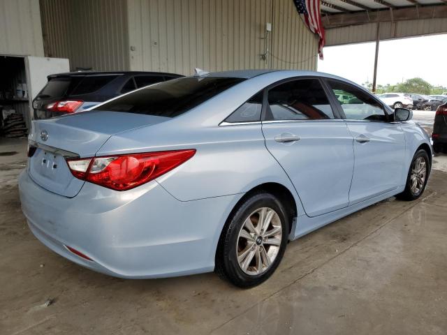 5NPEB4AC7DH752593 - 2013 HYUNDAI SONATA GLS BLUE photo 3